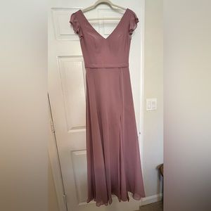 Azazie Claudine Bridesmaid Dress Vintage Mauve